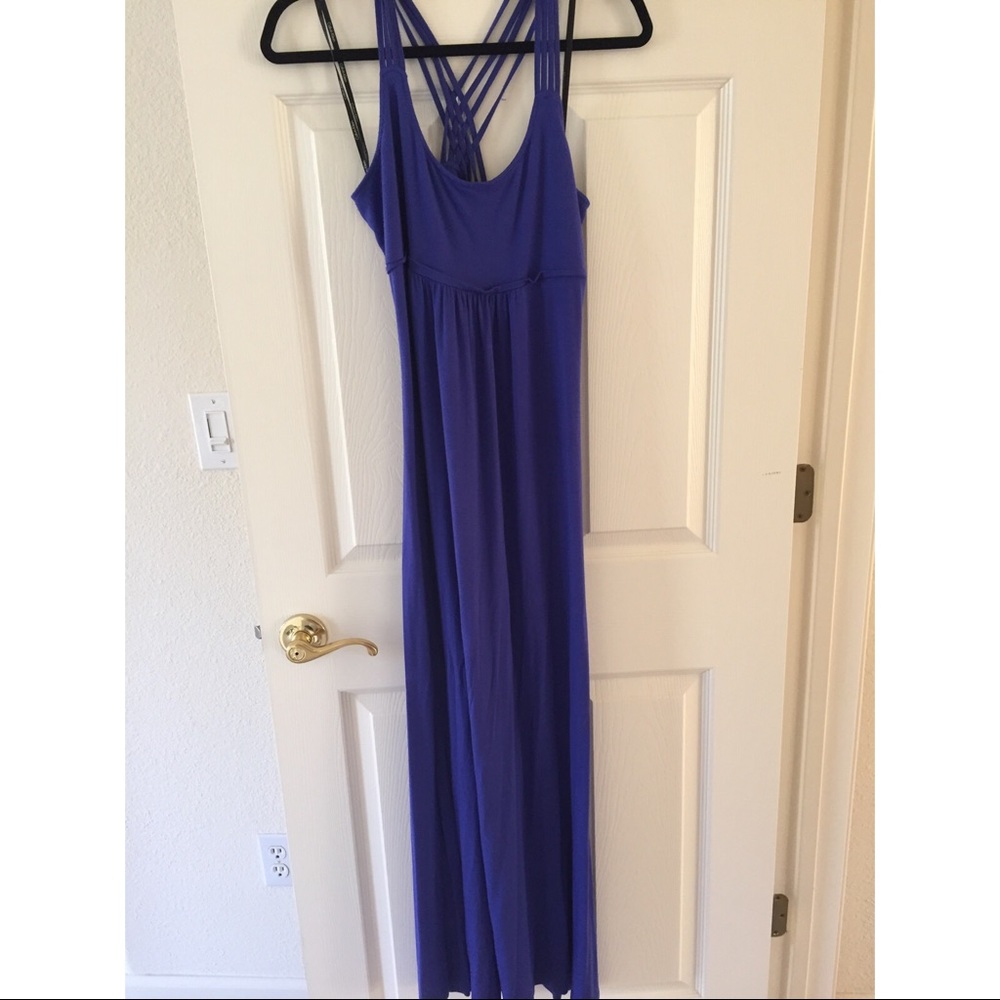 Royal Blue Calvin Klein Maxi Dress (Sz 10)